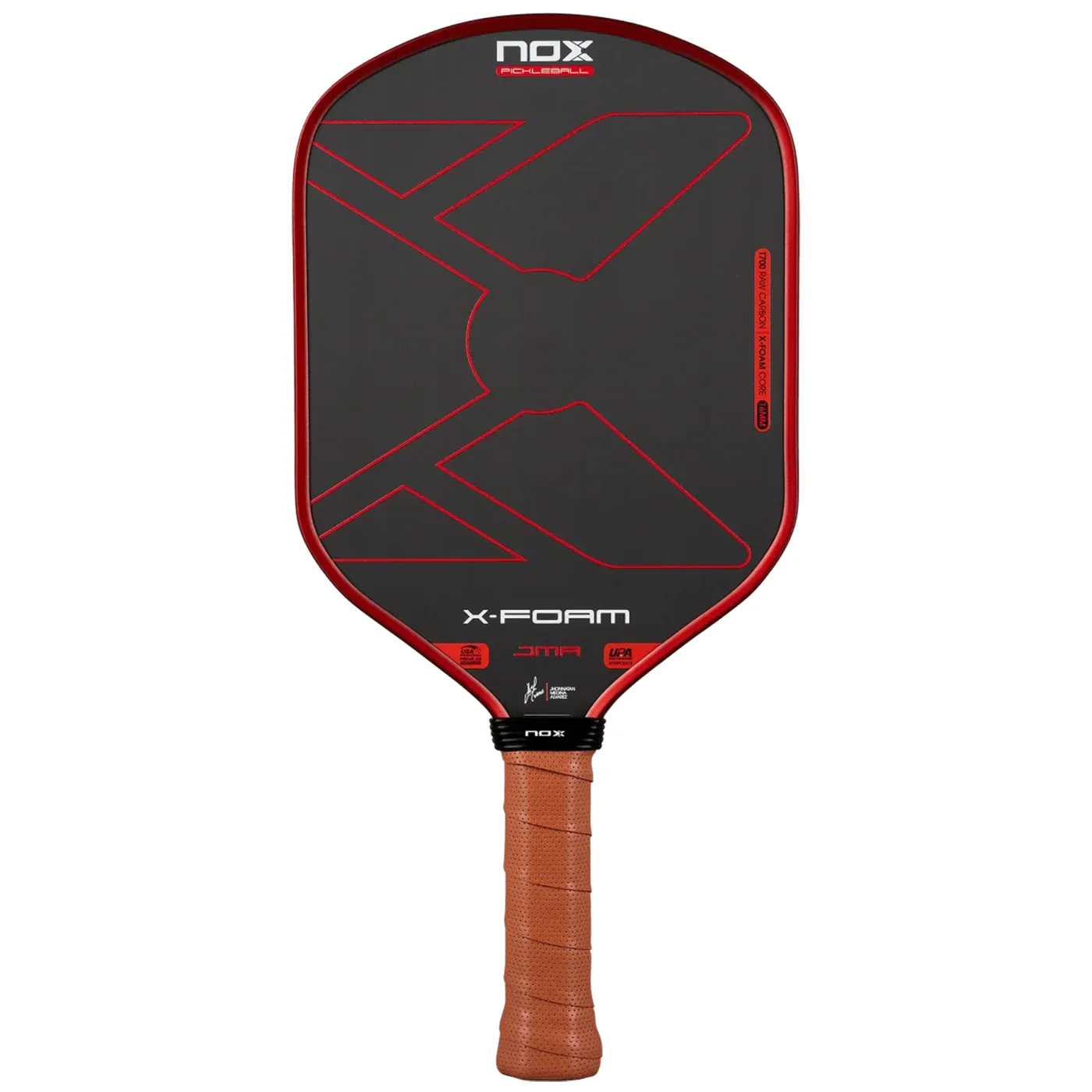 NOX X-Foam JMA 16mm Pickleball Racket 01 NOX X-Foam JMA 16mm Pickleball Racket 01