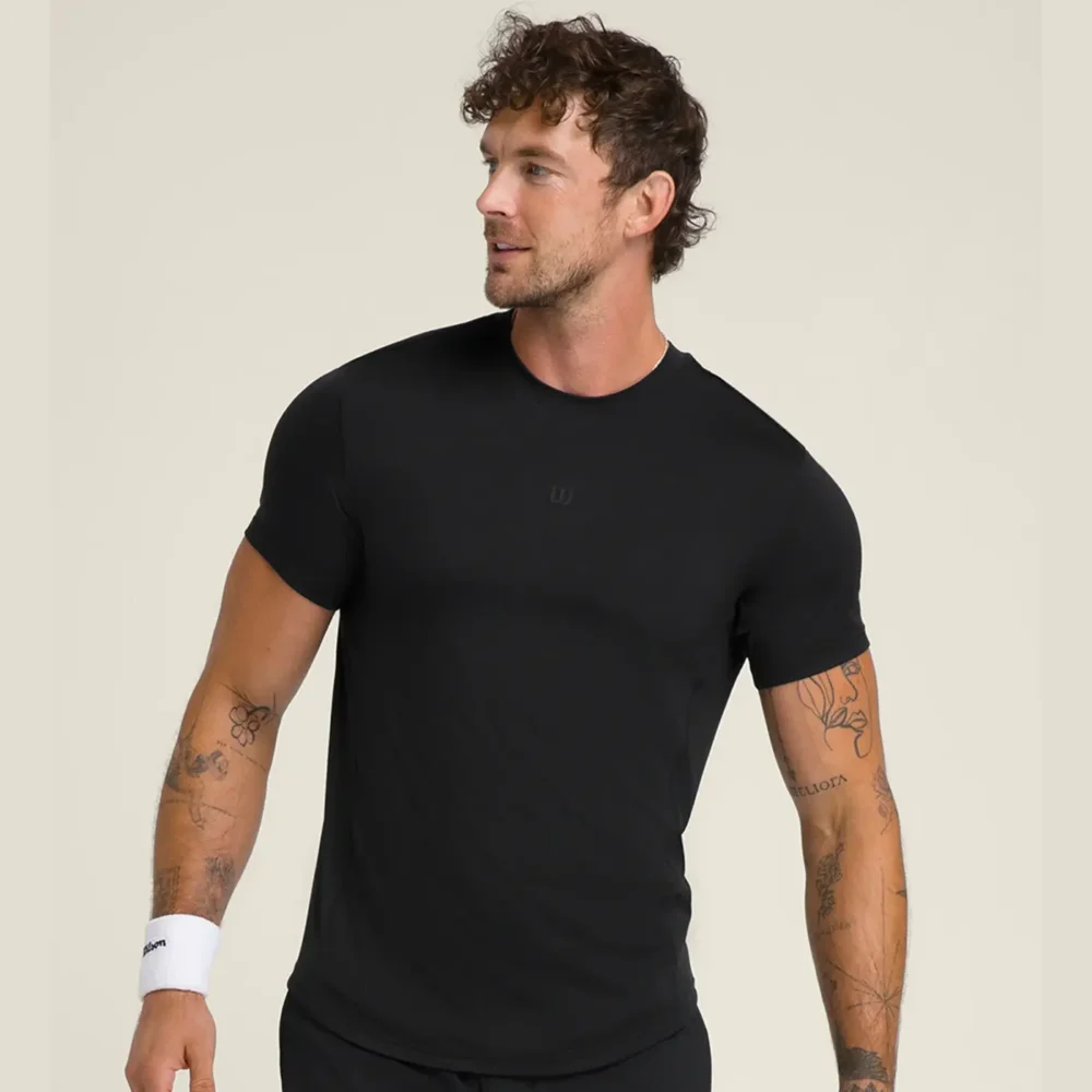 WILSON Everyday Performance Padel T-Shirt Black 01